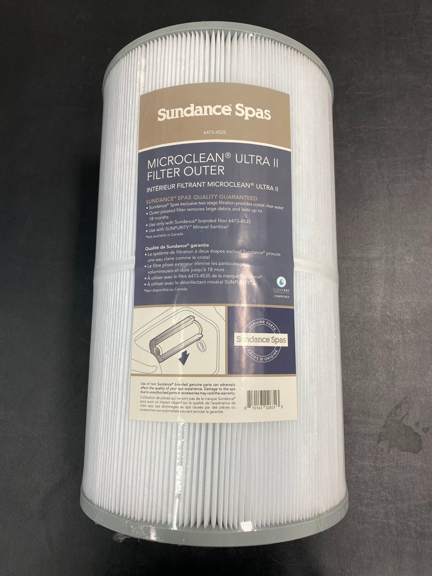 6473-452S SUNDANCE 880 FILTER OUTER 2024+aspeen.optima,cameo,vistamar,altamar,marin,capri