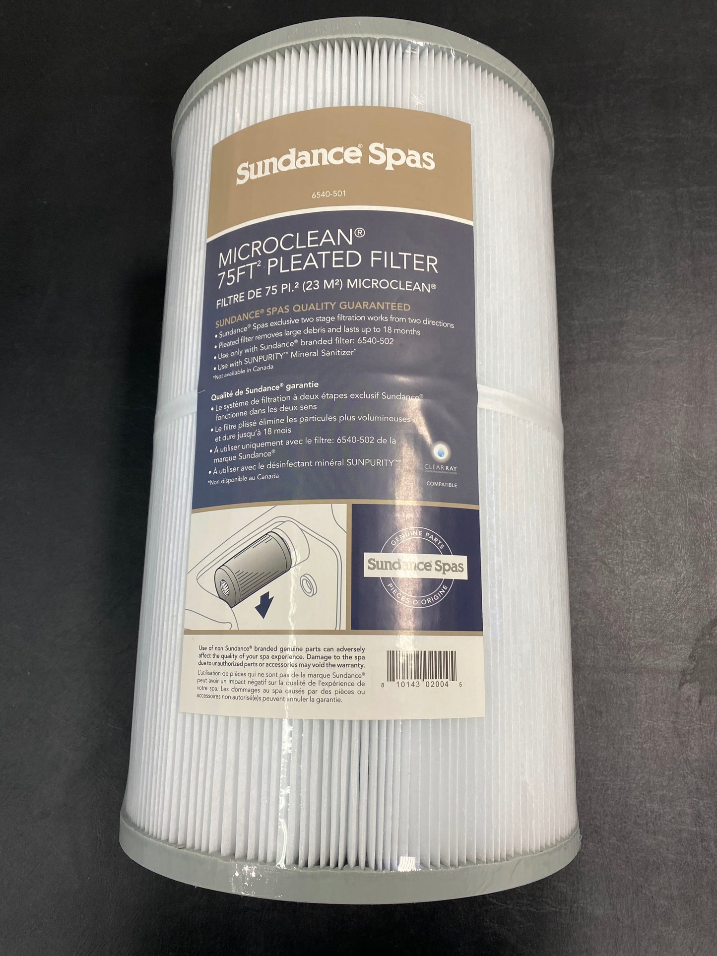 6540-501S Sundance 780 FILTER 75 SQFT Outer Pre 2026 chelsee,hamilton,bristol,montclair,dover