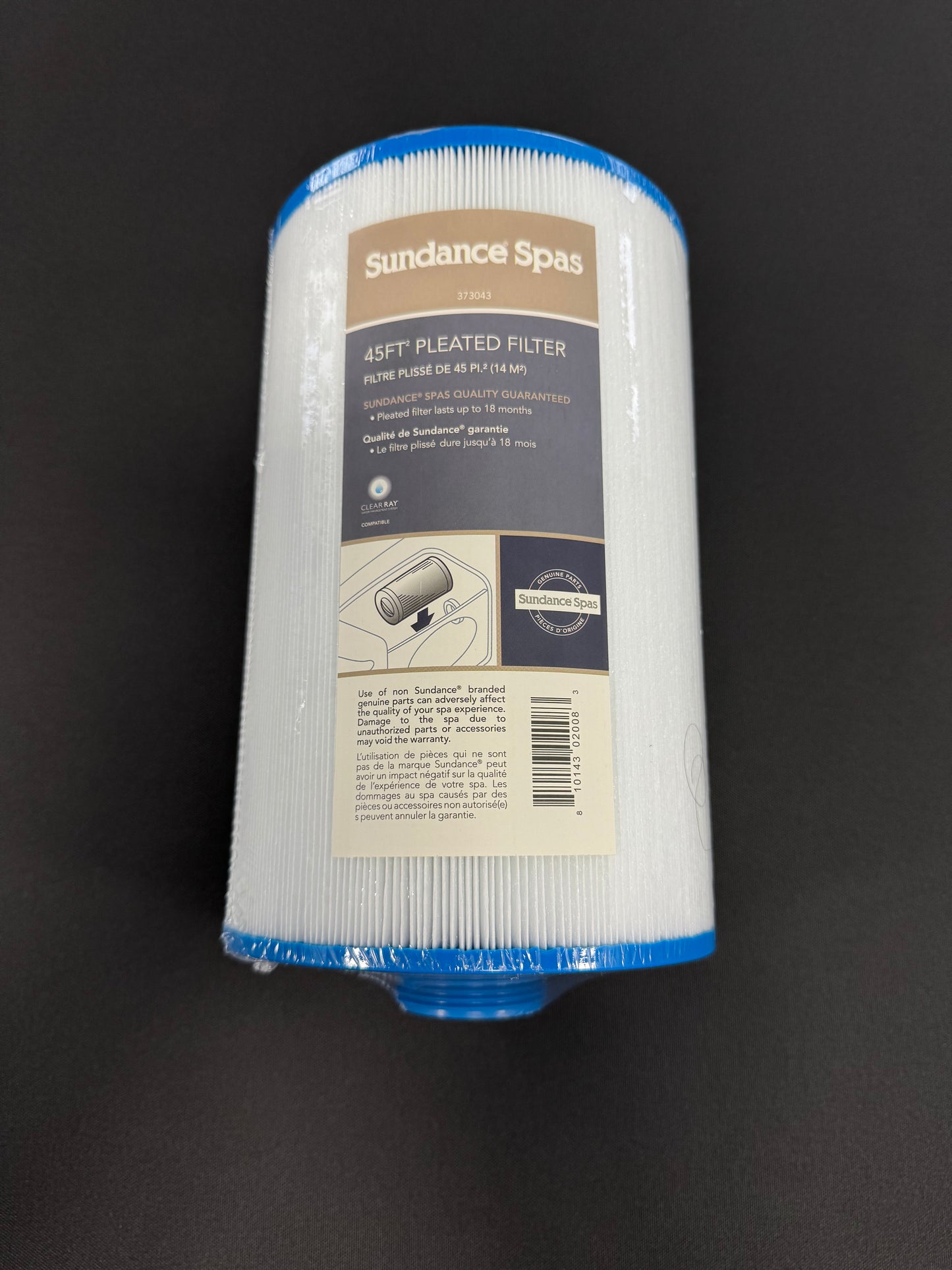 373043S Sundance 45 sq. ft. Top load filter - Individual