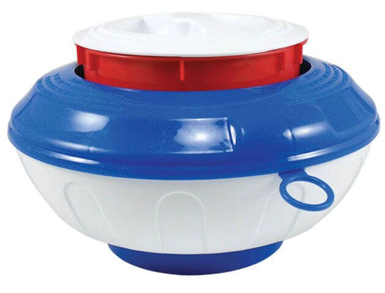 Oreq blue and white 3 inch floating pool chlorinator