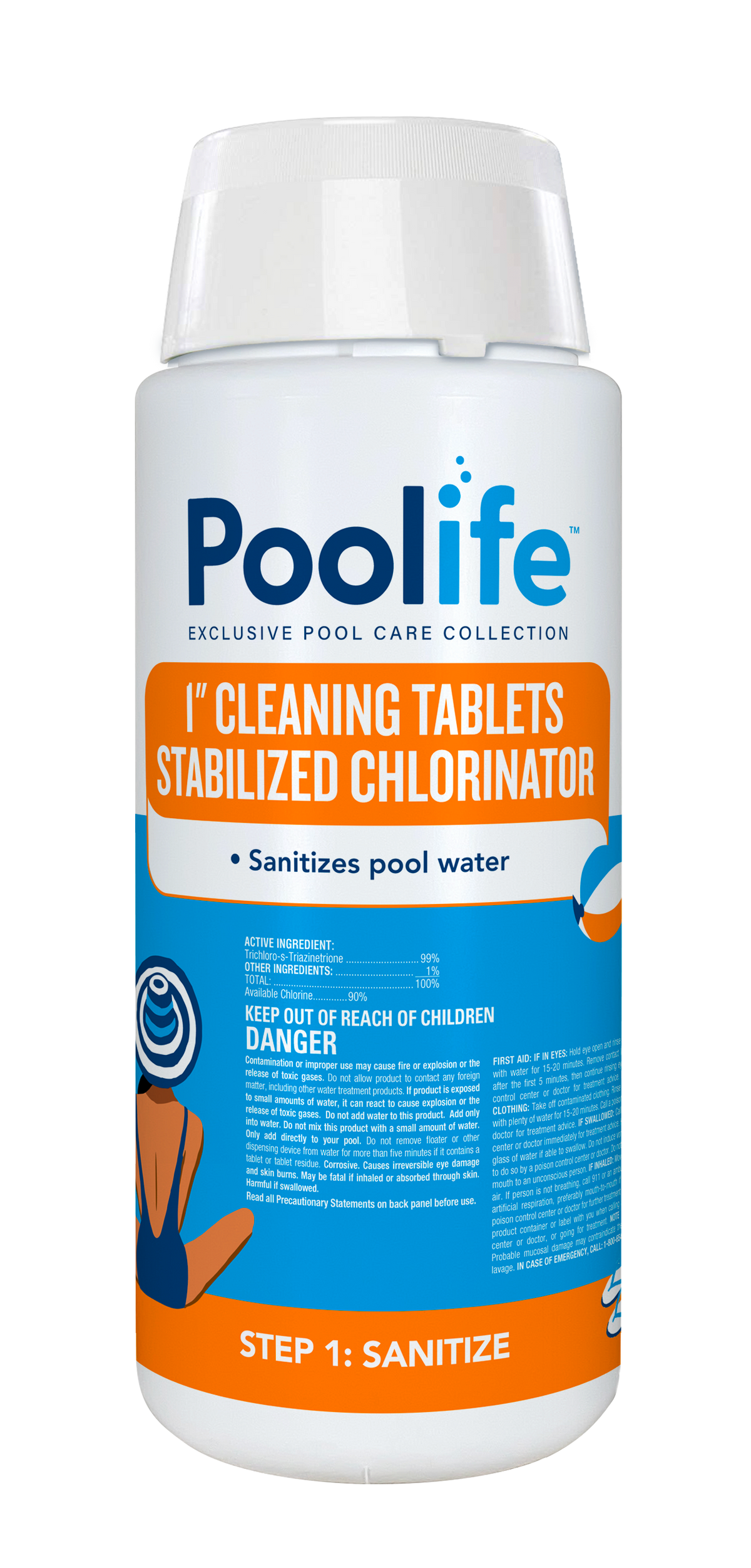 POOLIFE 1" CLEANING TABLET