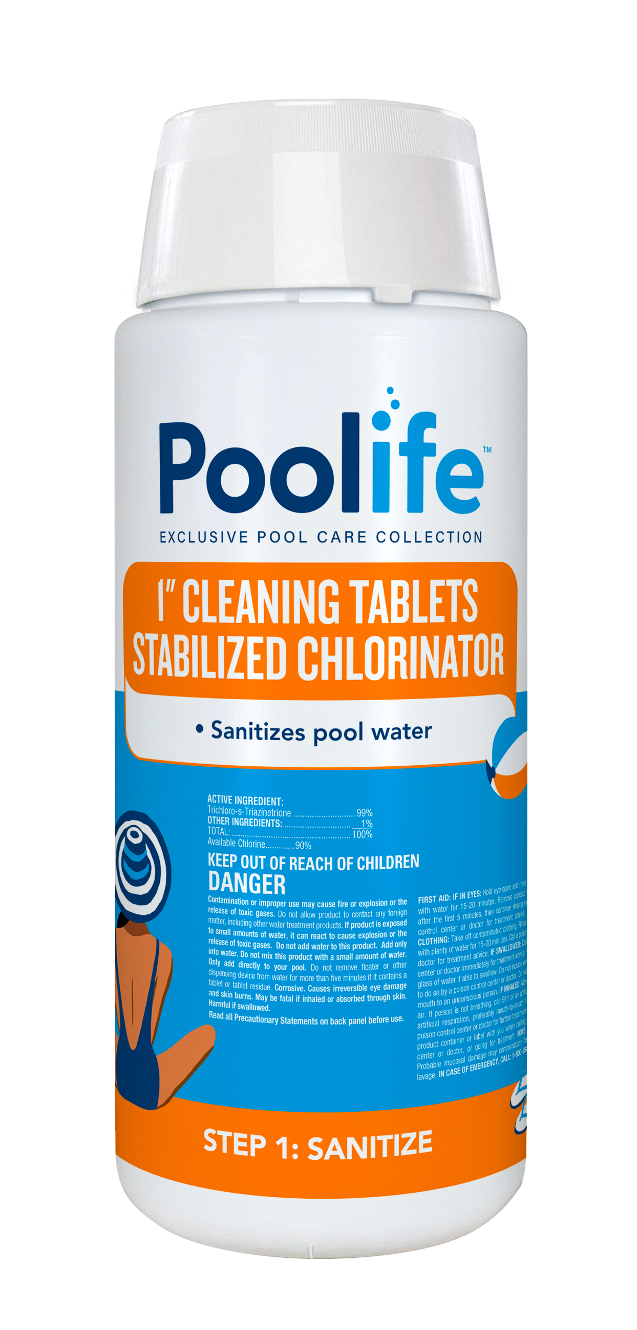 POOLIFE 1" CLEANING TABLET