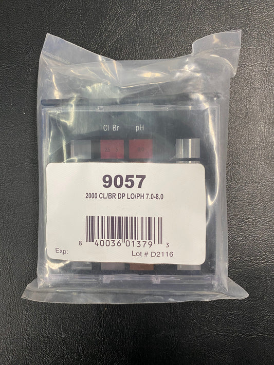 9057 Taylor Test Block Chlor (0.25-2.5ppm) LOW/ PH 7.0-8.0