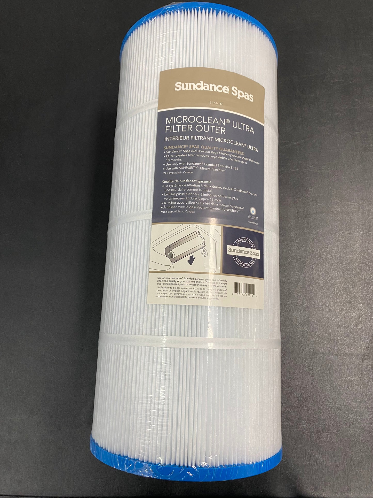 6473-165S SUNDANCE SPAS 880/980 MICROCLEAN FILTER OUTER (pre 2024)