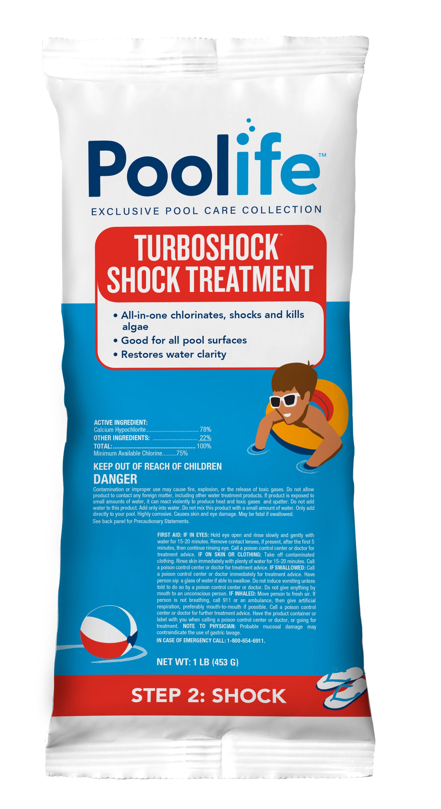 POOLIFE TURBOSHOCK TREATMENT 1LB