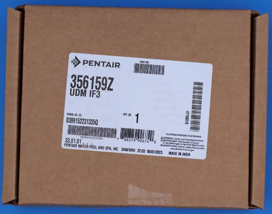 Pentair Intelliflo3 Vsf Touchscreen Universal Add On Repl Part If3 & Ip3 356159Z