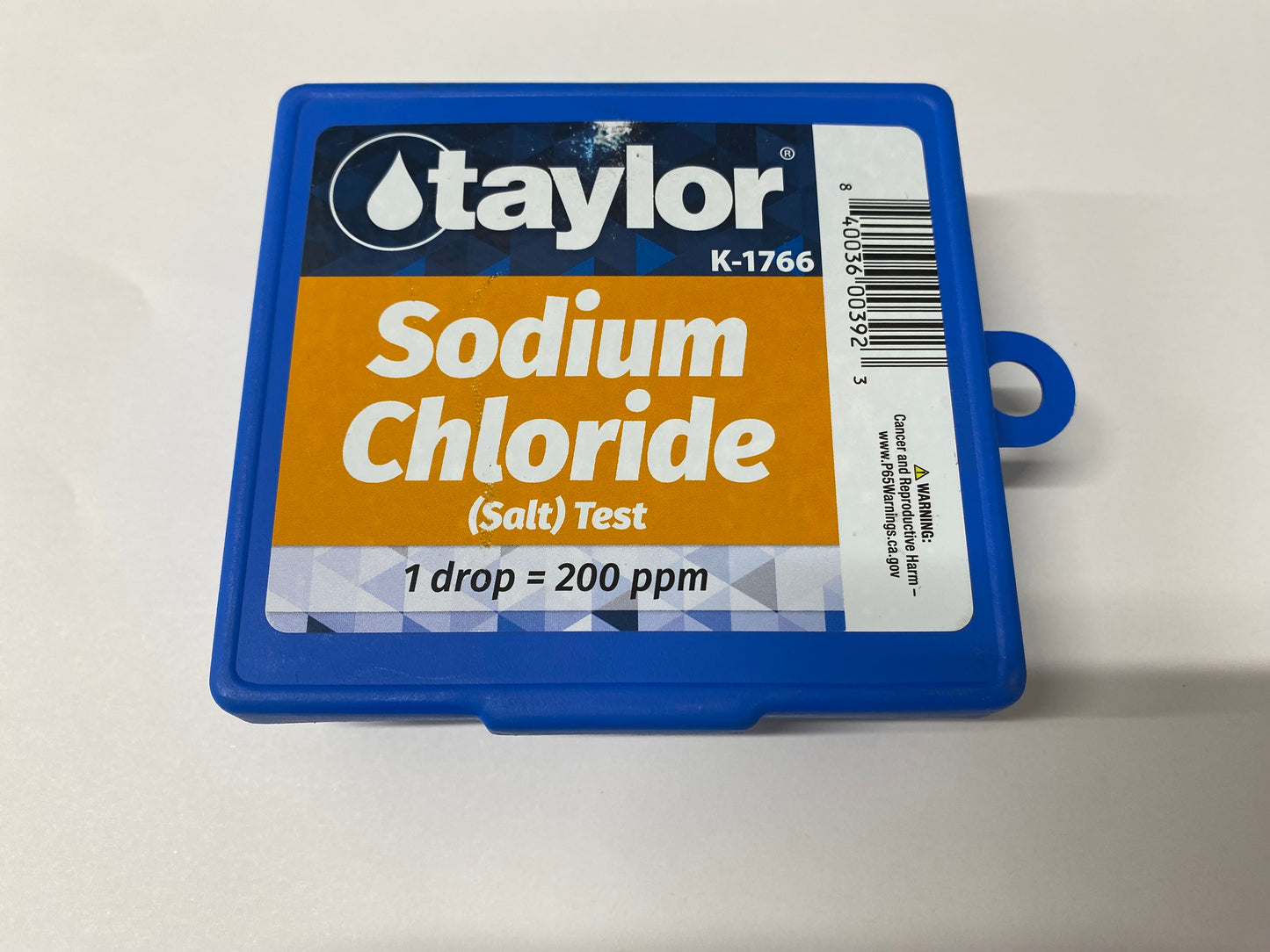 Taylor K-1766 Pool Spa Sodium Chloride Salt Water Test